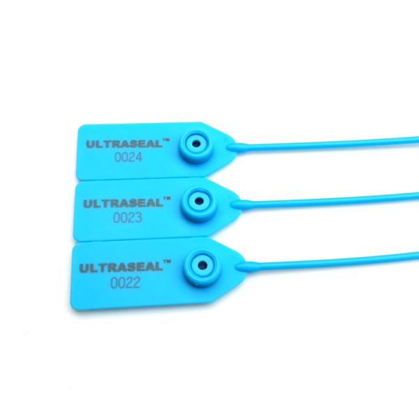 600mm Length Plastic Security Seal with PP and Stainless Steel Material for 269.5 N Tensile Strength Container Security Lock