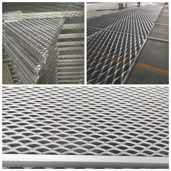 3mm-5mm Thick Powder Coated Expanded Aluminum Wire Mesh For Decorative Buildings
