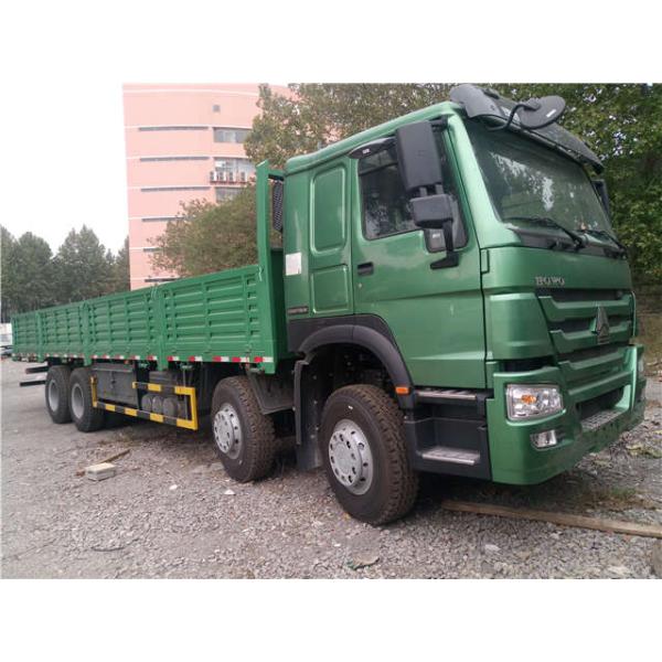 Manual Transmission Howo Cargo Truck 8x4 Euro 2 Emission 371hp Engine ZZ1317N3867A