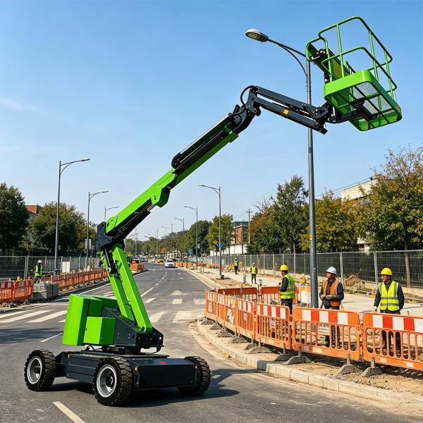Diesel Towable Articulated Electric Boom Lift Platform Spider Aerial OEM