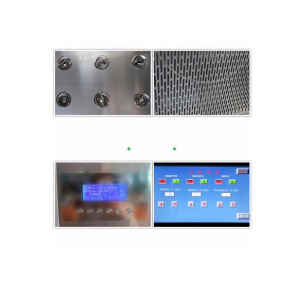 Ducha de aire vertical baja del recinto limpio de la energía SS304 totalmente autónoma