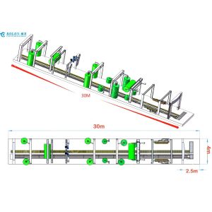 14-Brush Automatic Tunnel Car Wash Machine 30m Conveyor System | Kolon KL-14VF