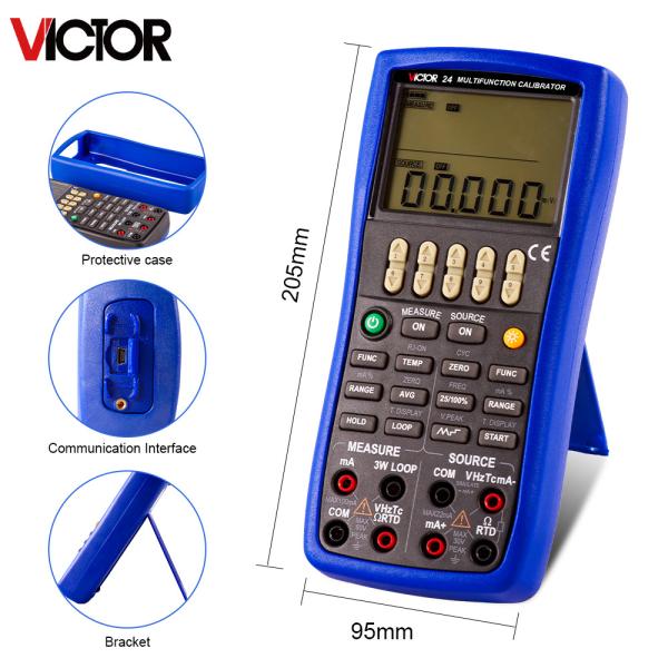 VICTOR 24 Portable Multifunction Process Calibrator Rtd Calibration Equipment