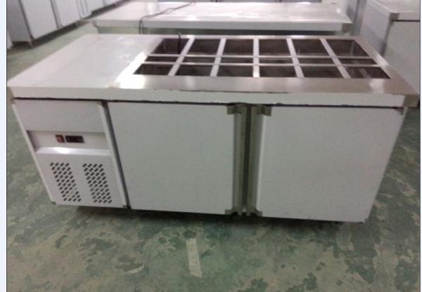 50-60Hz Commercial Pizza Prep Tables , Multiscene Pizza Preparation Refrigerator