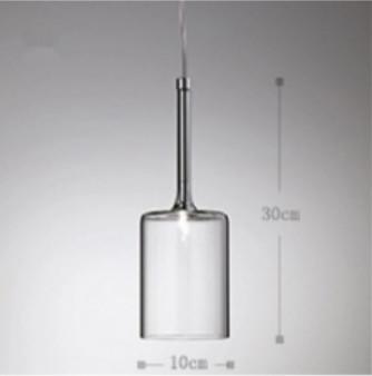 Modern LED Pendant Light Glass Home Decor Lighting Living Room Bedroom Glass Lights(WH-GP-52)