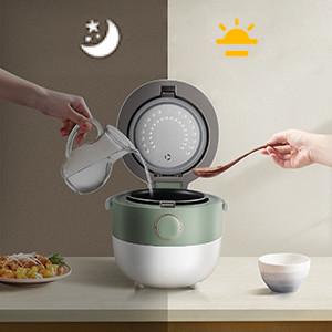 Cooker 3 Cups (Uncooked), 3D Heating and Fuzzy Logic, Healthy Nonstick Small Rice Cooker, PFAS-Free, Touch-Screen