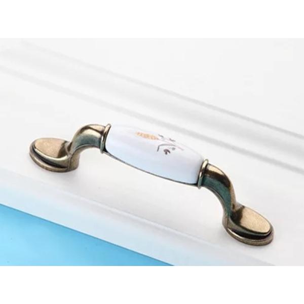 Cabinet Porcelain Handles And Knobs Zinc Dresser Handles Pattern Ceramic Furniture Handles