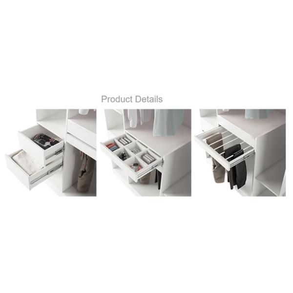 Easy Assemble Bedroom Wardrobe Closets Free Standing Closet Original ODM SGS