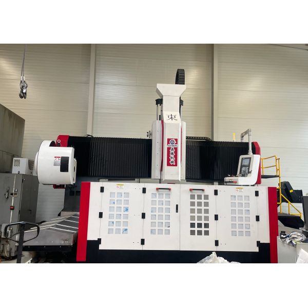 2500x2500mm Split CNC Gantry Drilling Milling Marking Machine 2x4.2kW Servo Motor Power