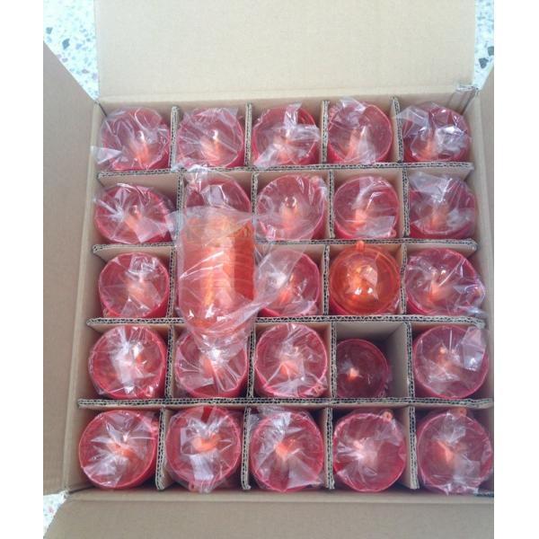 Красный прозрачный шарик полости рождества шариков 4-40км рождества Хангинг пластиковый ясный