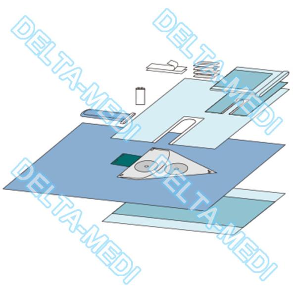 Blue PP PE Disposable Surgical Packs Around Aperture With SMF Disposable Knee Arthroscopy Pack
