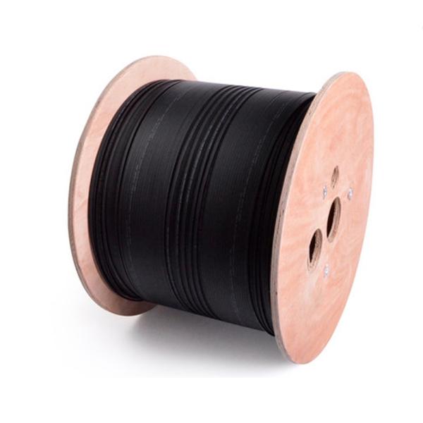 FRP / KFRP Strength Member FTTH drop cable 2 Core SM GJYXFCH with Black or White Jacket