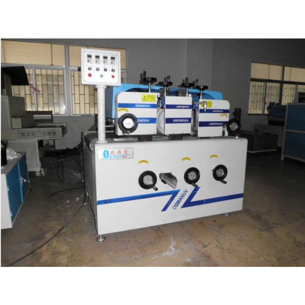 9KW 850mm Height Wood Uv Roller Coating Machine With  Motor