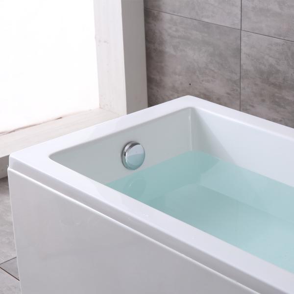 Removeable Skirt Legs Freestanding Panel Bathtub with Drainage Accessories at Best
