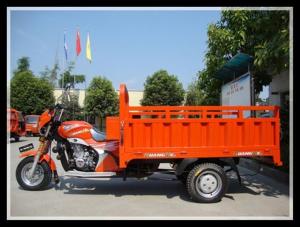 Motorized 250CC Cargo Tricycle , Chinese 3 Wheel Motorcycle Open Body Type