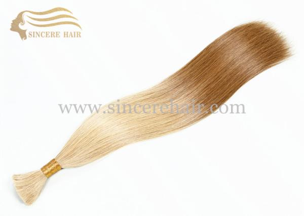 20 Double Drawn Ombre Hair Extension Bulk Hair for sale - 20 Straight Double Drawn Ombre Remy Hair Bulk For Sale