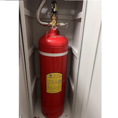 Sistema de extinção de incêndio do armário FM200 vermelho