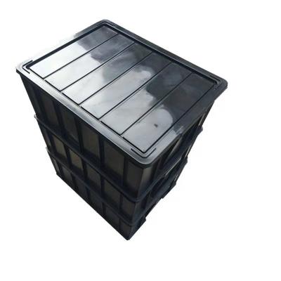 Componente seguro plástico reciclado dos PP do carretel de SMT dos escaninhos do ESD com tampa