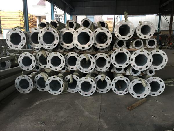 Professional Manufacturer 4-12 Meters Hot Dip Galvanised Street Light Pole Single Or Double Arm Available