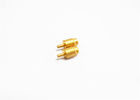 Vertical Connection RF Coaxial Connectors / Pogo Pin Connector 36V 15A Max Current Rating