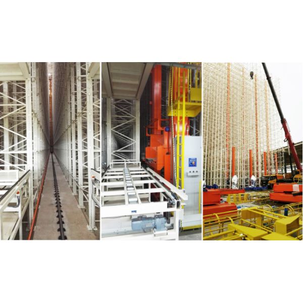 Integrated Logistics Center Pallet Stacker Crane ASRS Automatic Storage And Retrieval System
