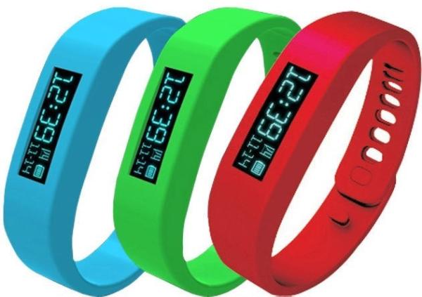 Double bright screen,new high quality silicone sports bluetooth led bracelet