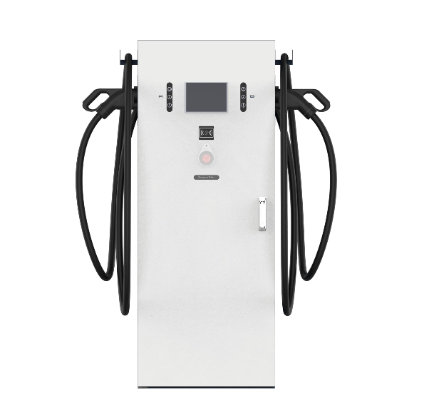 40kW EV Charger DC Fast Charging Station CCS1 CCS2 GBT CHAdeMO Plug Weatherproof IP54 Commercial Public Lots Business Parks