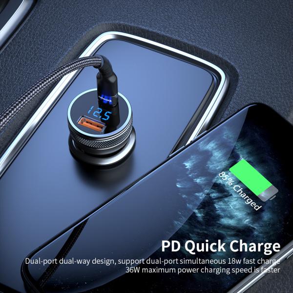 Chargeur de voiture Essager 36W PD 3.0 QC3.0 2U
