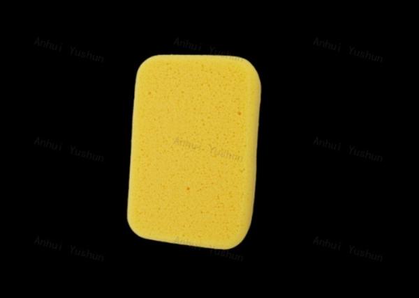 Yellow Rectangle Tile Grouting Sponge For Medium Tiles Durable And Efficient