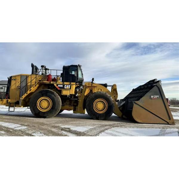 Caterpillar 990 992 993 Подержанный погрузчик 110000kg Колесный погрузчик Строительная техника