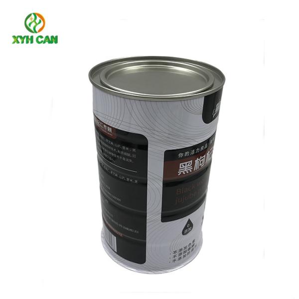 Milk Powder Tin Can Food Grade Round Printed Tin Packaging Customized Size Oem Service