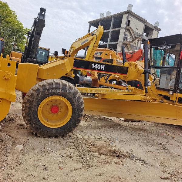 Cummins Engine 17000 KG Caterpillar 140H Motor Grader on Stock for Road Construction