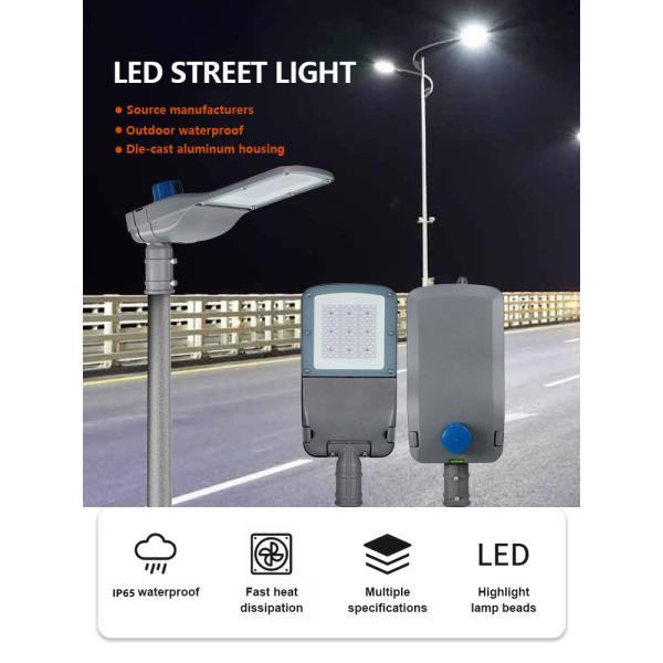 KCD Modern Street Light 50w 60w 80w 100w 150w Super Brillante Aluminio Decorativo Smart 220v Iluminación de la calle LED