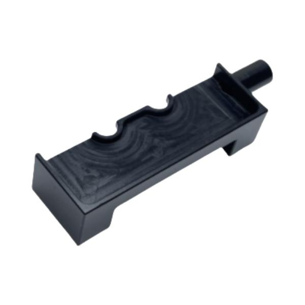 Componentes de aluminio mecanizados por CNC a medida, anodizados en negro para carcasa de robot