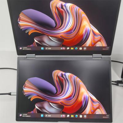 ポータブルモニター デュアルスクリーン 20ms応答時間 USB-C電源供給 ビジネスプロフェッショナル必携