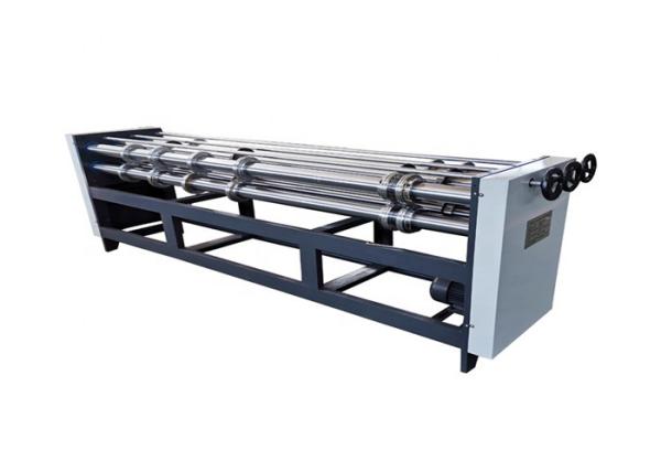 Full Manual Adjustment 440V Slitting And Creasing Machine For Paper Sheets