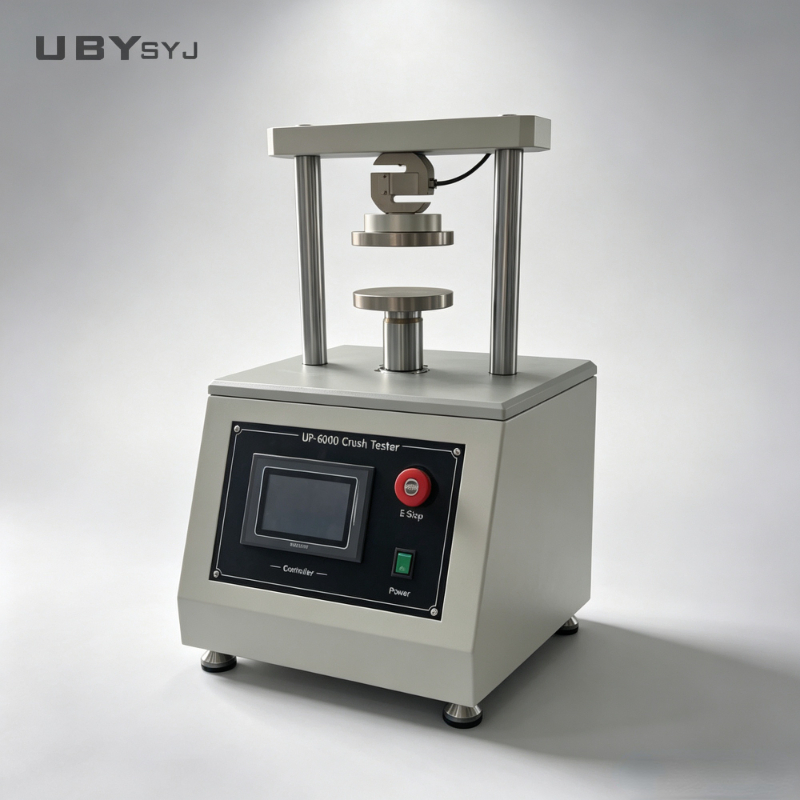 UP-6000 Digital Display Compression Strength Testing Machine with 5000N Force Range and 7-inch Touch Screen