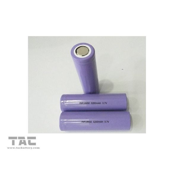 18*65MM Li - Ion Cylindrical Battery 18650 3.7 Volts 3200mAh For Pass BSMI