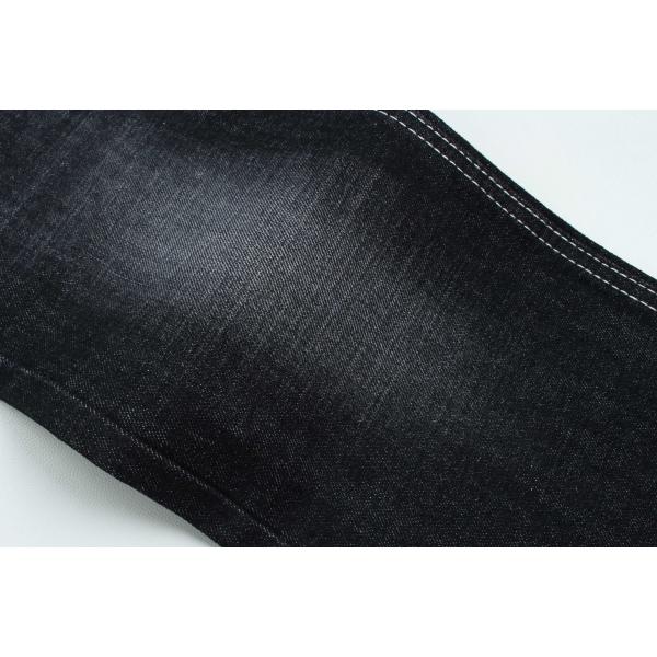 100% Cotton Crosshatch Slub Denim Fabric Rigid For Fashion Style 13oz Black Color Hot Sell To India Market