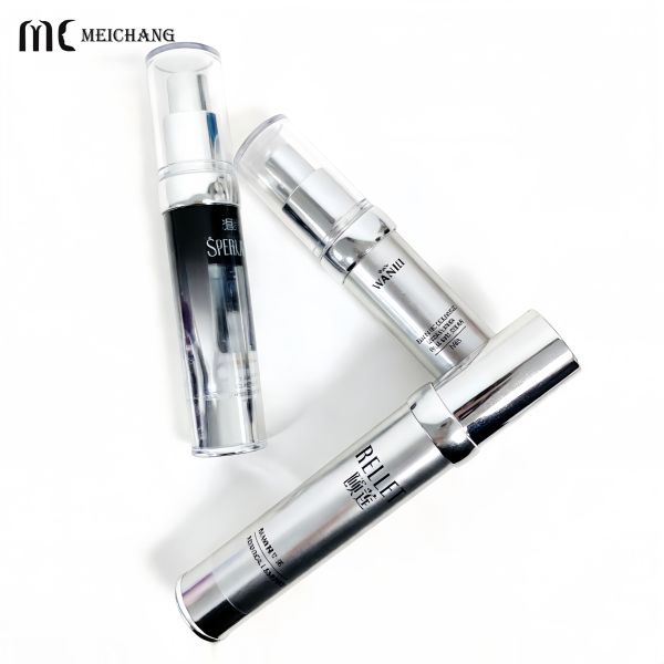 15ML/18ML/20ML/30ML Electroplated Airless Pump Bottle for High-Tech Skincare Packaging（MC-260)