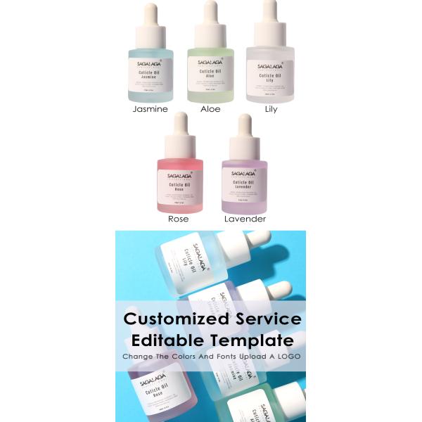 Non-poisonous Function Nail Nutrition Cuticle Oil Bottle for Private Label Nails