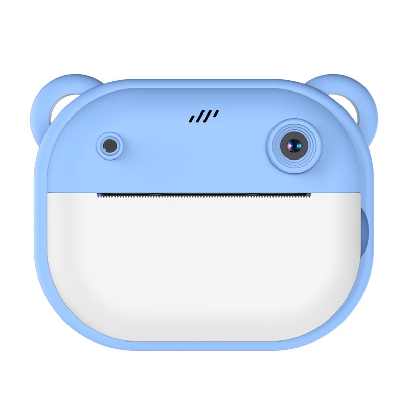 Instant Print Children's Digital Thermal Mini Camera with CMOS Sensor MicroSD Plastic 4K Video 2.4