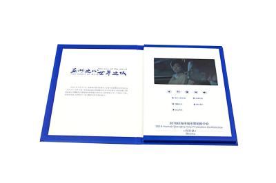 Annonce numérique de vidéo d'affichage à cristaux liquides de brochure d'écran de l'invitation A4 d'affaires