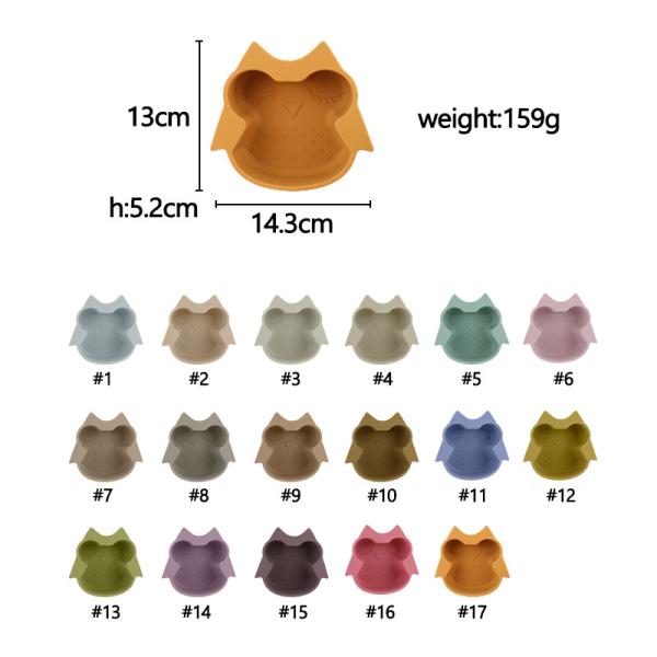 Шар силикона микроволны установил форму сыча прибытий судомойки безопасную новую