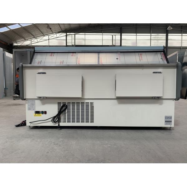Chile curvó a Front Meat Deli Display Refrigerator de cristal 200L con almacenamiento trasero