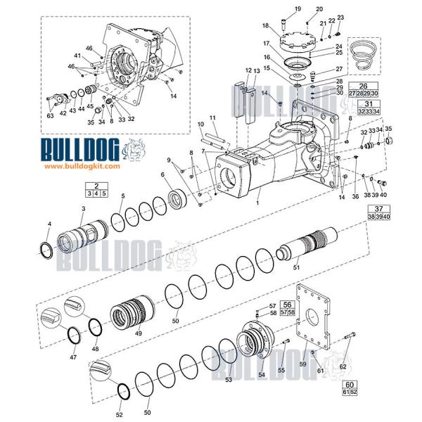 3315312790 Hydraulic Breaker Seal Kit Atlas Copco SB452 Parts