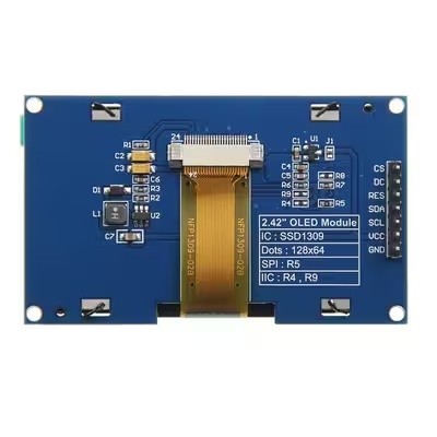 SSD1309 OLED Module Display 2.42 Inch SPI OLED Screen 1000cd/m2 For Arduino Raspberry Pi STM32