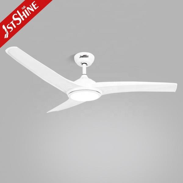 Home Office Ventilador de teto de 52 polegadas com iluminação decorativa LED e interruptor de controle remoto
