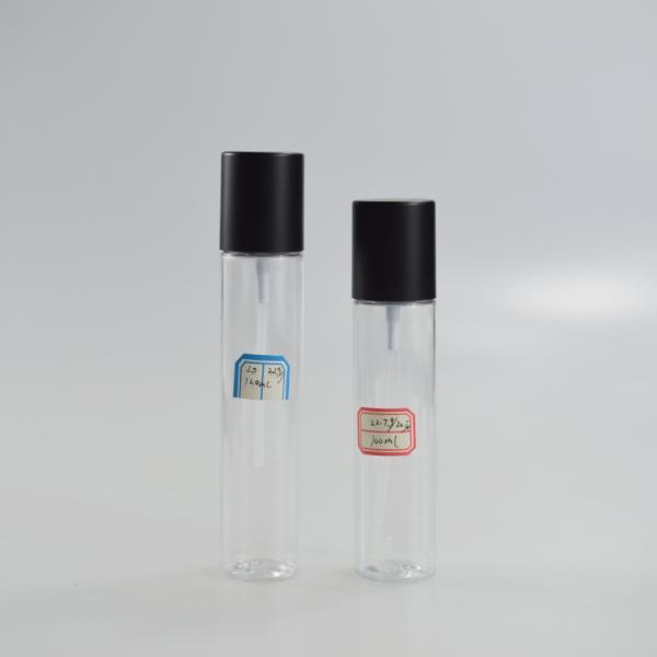 100ml 120ml Full Cover Fine Mist White PET Spray Bottle with Collar Material PET