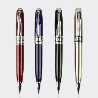 Big Fat Black Metal Roller Pen Bolas de papel com logotipo para assinatura de negócios 35 g